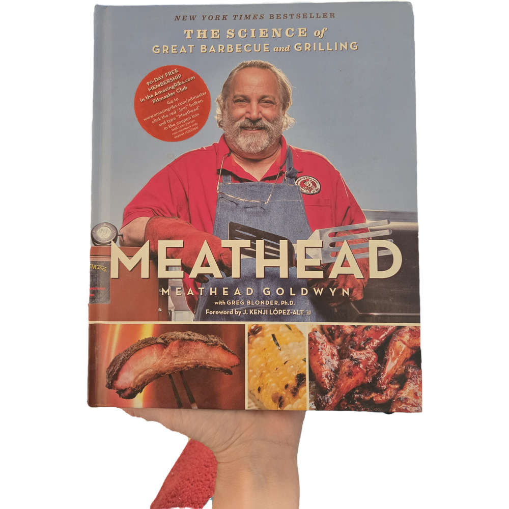 Meathead: The Science of Great Barbecue and Grilling Hardcover 2016 BBQ